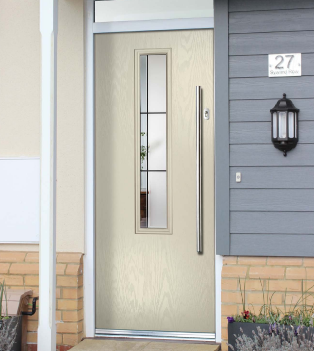 composite door with glass window in Cosham